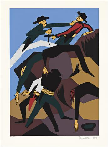 JACOB LAWRENCE (1917 - 2000) The Legend of John Brown.